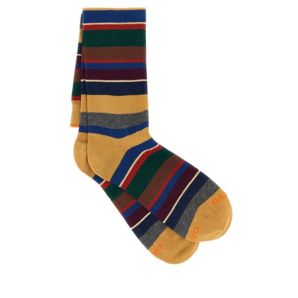 Gallo Men Multicolor Stretch Cotton Blend Socks